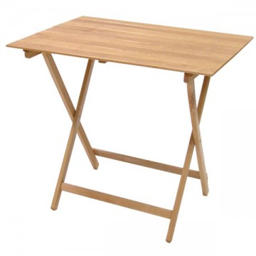 Table pliante en bois 80X60 Metalsomma