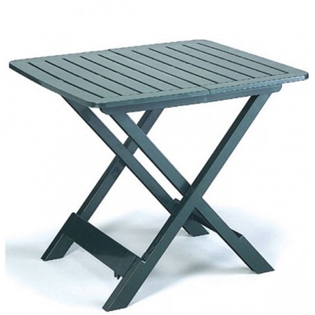 Table pliante en résine Vert Tevere 79X72 Progarden