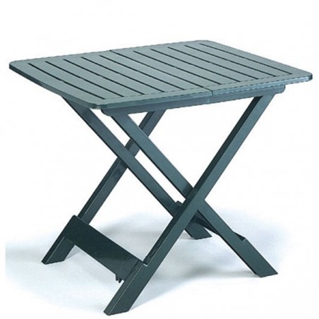 Folding Resin Table Green Tevere 79X72 Progarden