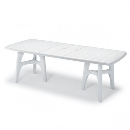Table President Resine Blanche 220X 95 971 Scab