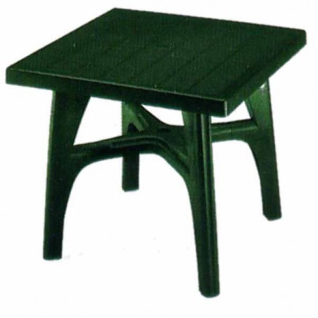 Quadromax Table Résine Verte 80X 80 1066 Scab