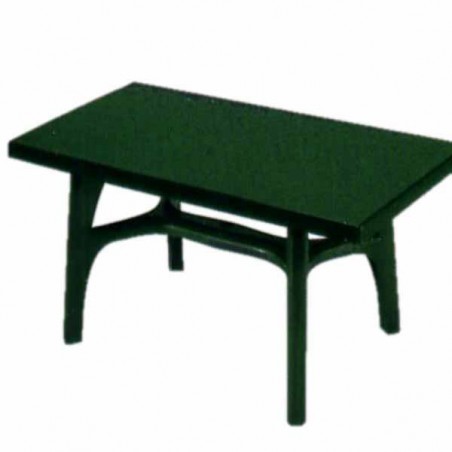 Green Rectangular Resin Table 140X 80 1061 Scab