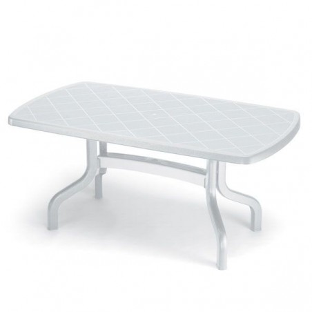 White Flip Top Resin Table 160X 90 1853 Scab