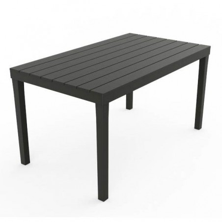 Table Resin Sumatra Anthracite 138X80 Progarden