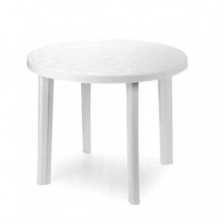 Table Ronde Résine Blanche 90 Progarden