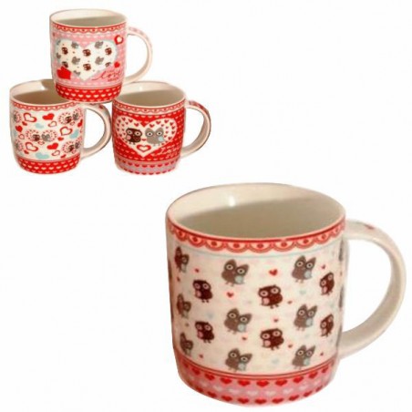 Mug Coeurs & Hiboux Sonda