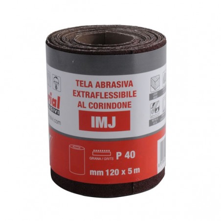 Tela Smeriglio Resinata Rt 120 m 5 Gr 100 Imperial