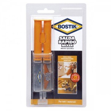 Adesivo Bicomponente Salda Rapido Mixer Bostik