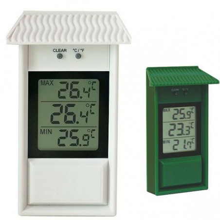 Thermomètre en plastique Min/Max Dig.Bia. 105055 Moller