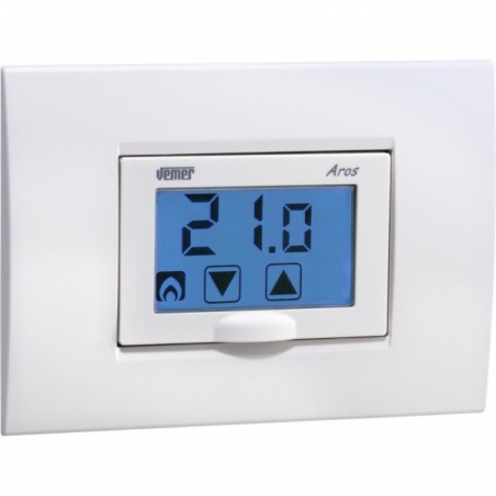 Thermostat à écran tactile encastré Aros
