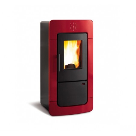 Nordica Extraflame Diadema Acs Hydro Pellet Stove 28.4 Kw Bordeaux Mod. 1276852