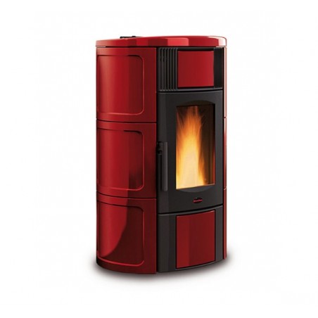 Nordica Extraflame Iside Pellet Heating Stove 19 Kw Bordeaux Mod. 1274218
