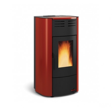 TermoStufa a Pellet Nordica Extraflame Raffaella Idro 19 Kwbordeaux Mod. 1280303