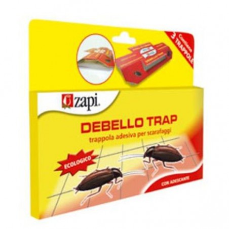 Trappola Adesiva Scarafaggi Debello Trap pz. 3 Zapi