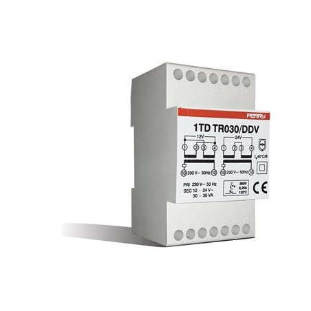 Trasformatore 30Va 12-12-24V