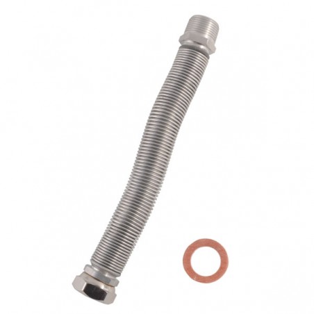 Conduite d'eau en acier inoxydable M1/2"-F1/2" 10.0/20.0 extensible