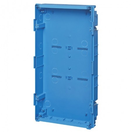V53736 Light blue flush-mounting box for 36M switchboard