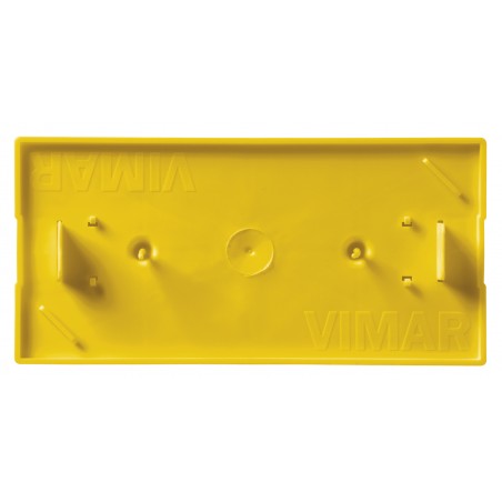 V71324 Couvercle de protection antimortier jaune pour boîtes 4 emplacements