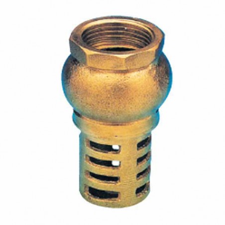 Brass bottom valve F 1"