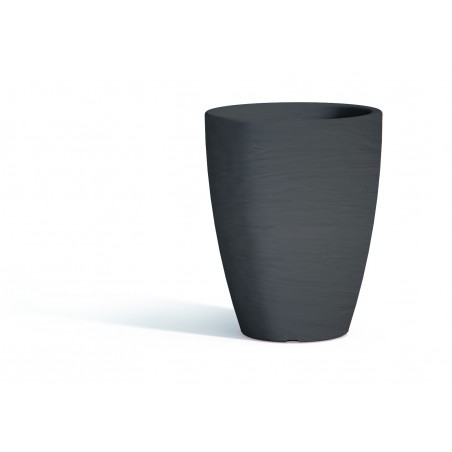 Vaso in Polimero Monacis Adone Round Grigio - Ø 30 cm. - h 38 cm.