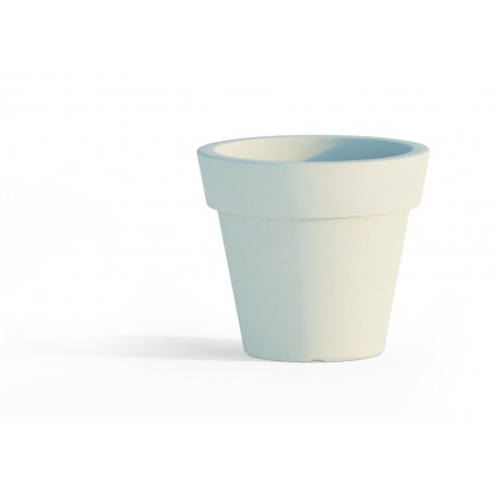 Vaso in Polimero Monacis Gemma Bianco - Ø 50 cm. - h 44 cm.