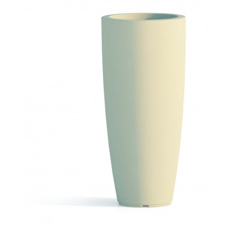 Polymer Vase Monacis Stilo Round Top Ivory - Ø 40 cm. - h 90 cm.