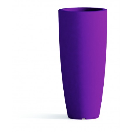 Polymer Vase Monacis Stilo Round Top Purple - Ø 40 cm. - h 90 cm.