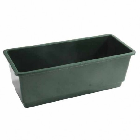 Pot Type B Rectangulaire Vert Foncé 60X17 h 14 Stefanpl