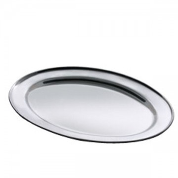 Oval Tray Steel 18/C cm 35 Salvi