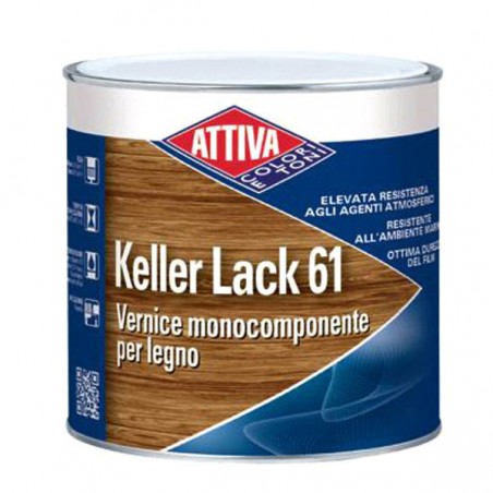 Vernice 0,50 Incolore Lucida Keller Lack Attiva