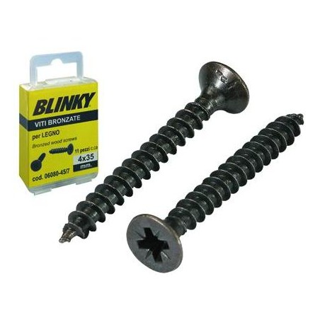 Blinky bronzed screws mm 3,5X20