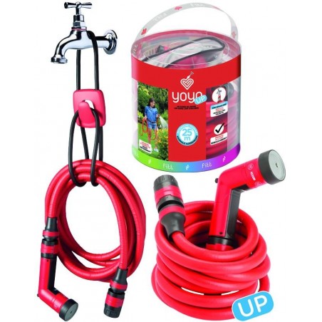 Yoyo Up Pipe pour Irrigation 2 Connexions + Lance + Supp. 25 mètres maximum