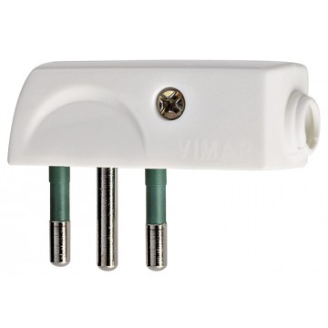 00206.B Sicury Angled Flat Plug 2P+E 10A Spa11