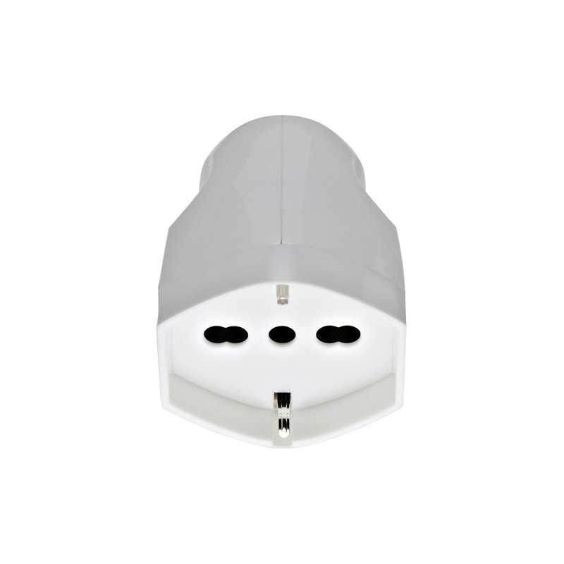 Simon 27431-65 Presa Elettrica 2P Bianca - Serie 27 Play, 16A 250V, Sicurezza Bambini
