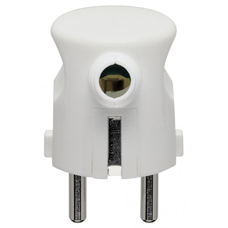 00241.B 2P+E 16A S31 plug 90° cable outlet White