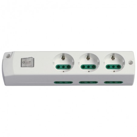 00437.Nc.B Multiple socket 3P30+6P17/11+Int. White