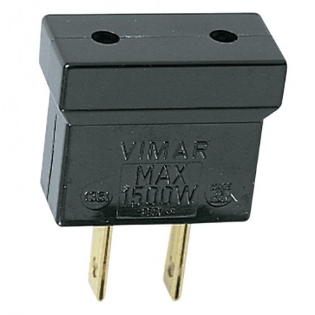 01351 Adaptateur 2P Usa - P10 Noir