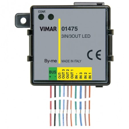 01475 Module domotique 3In 3Out Led