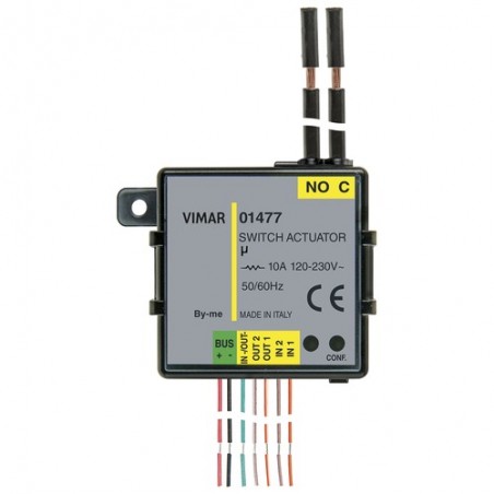 01477 Module domotique 2In 3Out (1 Relais+2 Led)