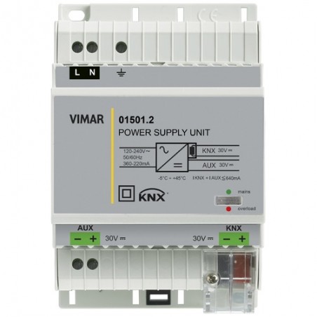 01501.2 Alimentatore 640Ma Knx