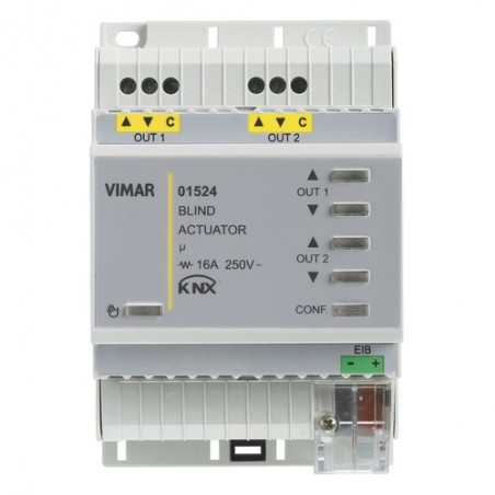 01524 Actionneur pour 2 volets roulants Knx