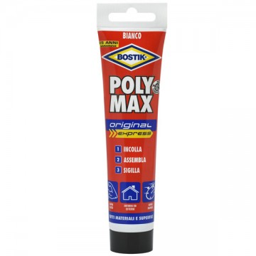 Adesivo Poly Max ml 165 Bianco Bostik