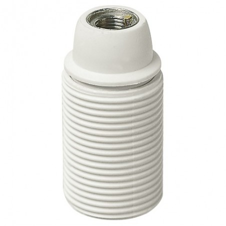 02127.B Lampholder E14 M10X1 Cm/White Wire