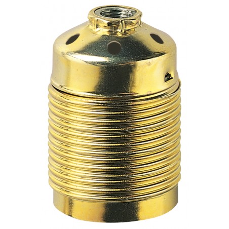 02144 E27 lampholder with M10X1 brass fitting