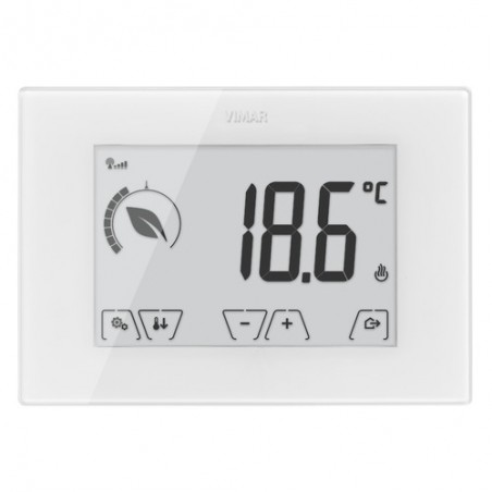 02906 Touch Gsm Wall Thermostat 230V White