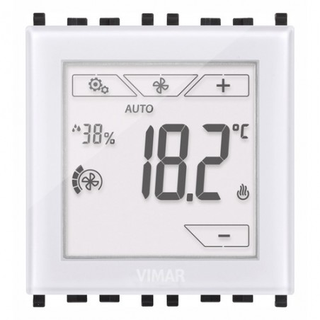 02951.B Thermostat tactile domotique 2M Blanc