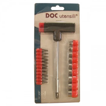 Socket wrenches-Insert 1/4 pcs. 22 Doc 06021