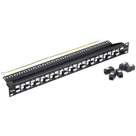 03024.8 Panel 24 Rj45 Cat6A Utp 1U