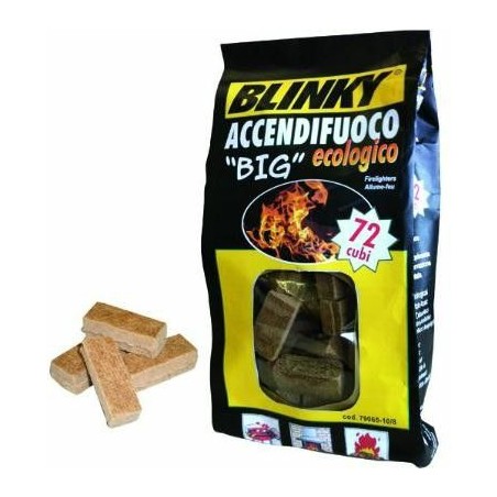 Ecological Blinky firelighter 72 Cubes