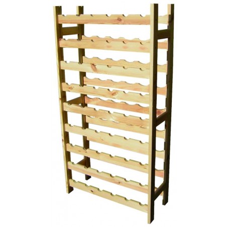 Fir Wood Bottle Racks 54 Seats